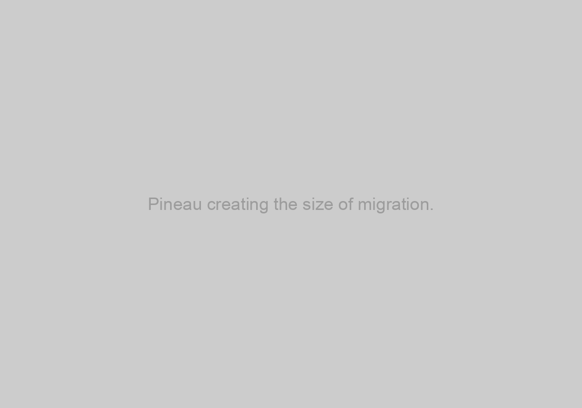 Pineau creating the size of migration.